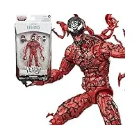 hasbro marvel legends series - hse9336 - figurine articulée 15cm - personnage venom carnage